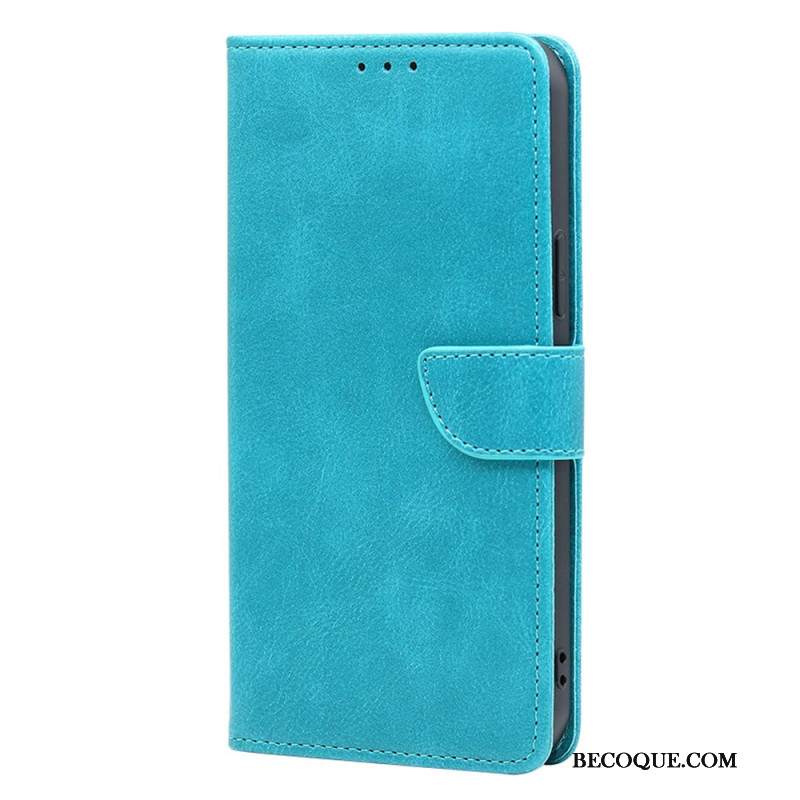 Etui Folio Oppo A98 5g Tekstura Łydki Etui Ochronne