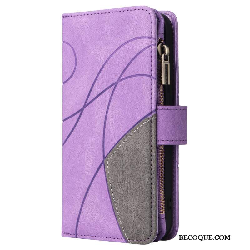 Etui Folio Oppo Reno 12 Pro 5g Portfel Z Falistymi Liniami Etui Ochronne