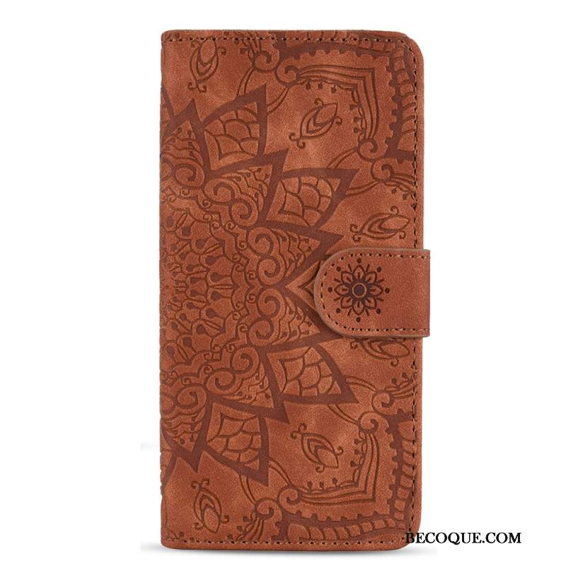 Etui Folio Samsung Galaxy A15 Drukowana Mandala Z Paskiem