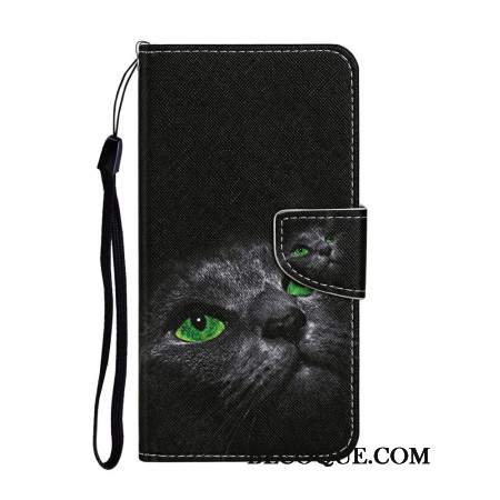 Etui Folio Samsung Galaxy A16 5g CZarny Kot Etui Ochronne