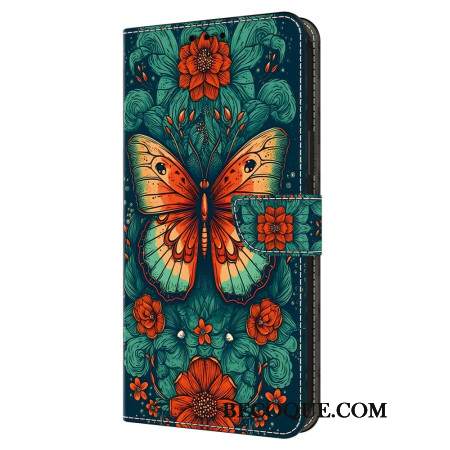 Etui Folio Samsung Galaxy A16 5g Motyw Motyla Etui Ochronne