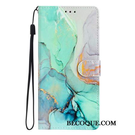 Etui Folio Samsung Galaxy A16 5g Zielony Marmur Etui Ochronne