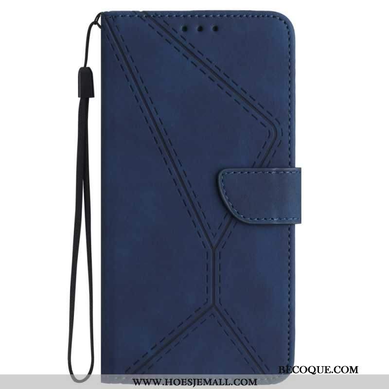 Etui Folio Samsung Galaxy A55 5g Linie I Kropkowane Paski