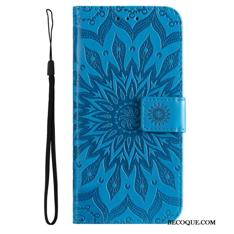 Etui Folio Samsung Galaxy A55 5g Wspaniała Mandala Z Paskiem