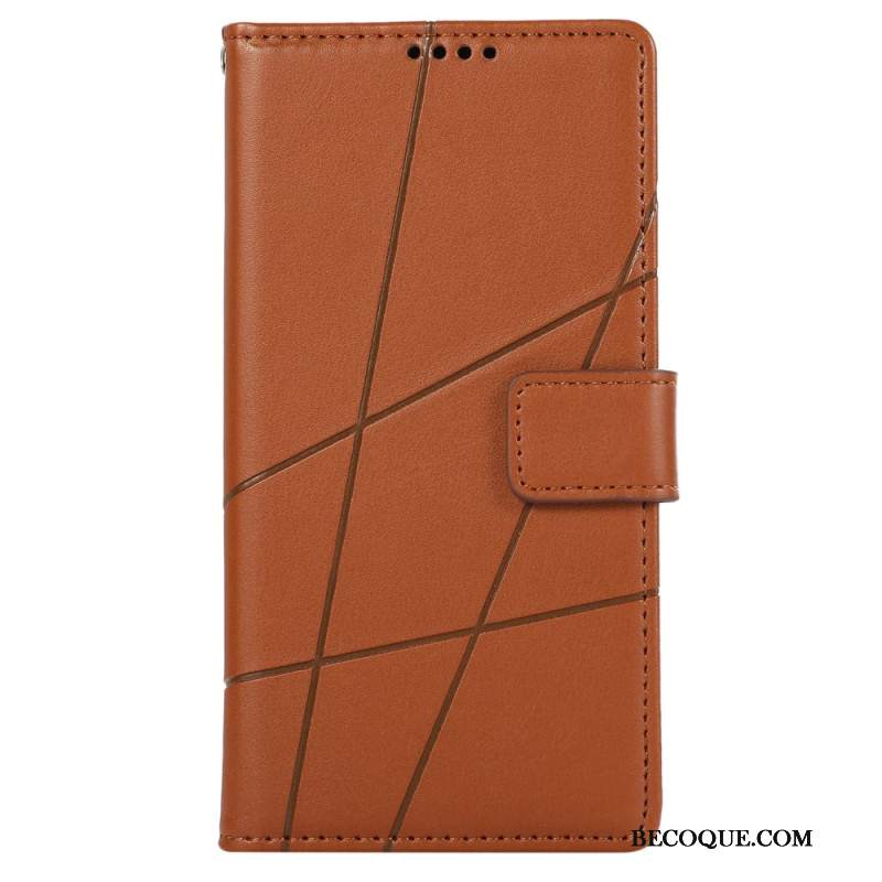 Etui Folio Samsung Galaxy M55 5g Linie Paska