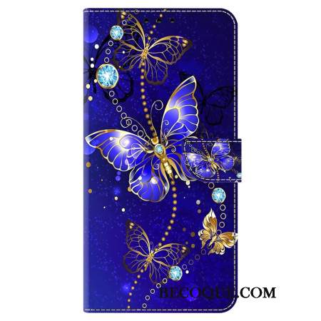 Etui Folio Samsung Galaxy S24 Plus 5g Diamentowe Motyle