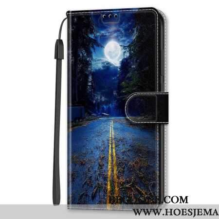 Etui Folio Samsung Galaxy S24 Ultra 5g Nocna Droga W Lanière Etui Ochronne