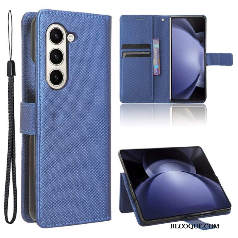 Etui Folio Samsung Galaxy Z Fold 6 Punkty Za Pasek Etui Ochronne