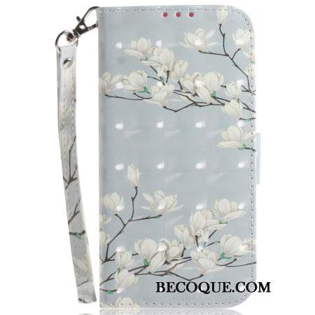 Etui Folio Sony Xperia 10 Vi Magnolie Z Paskiem