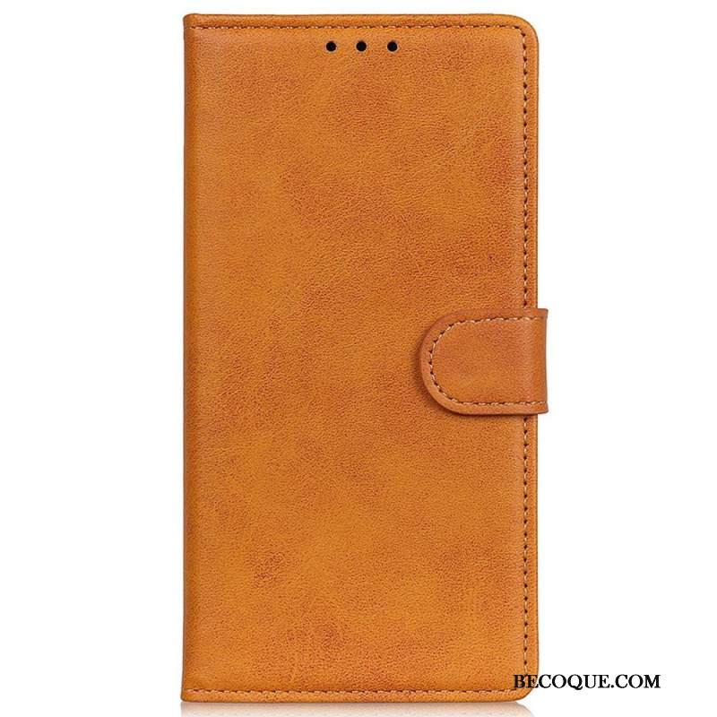 Etui Folio Sony Xperia 10 Vi Matowa Sztuczna Skóra Etui Ochronne