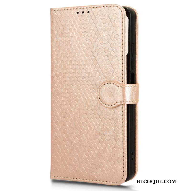 Etui Folio Xiaomi 14 Ultra Błyszczące Kropki Z Paskiem Etui Ochronne