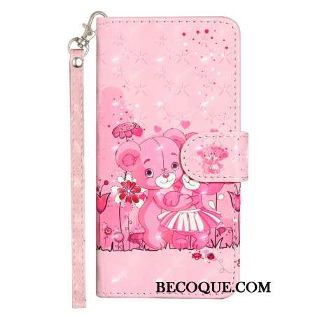 Etui Folio Xiaomi 14t Misie Na Smyczy