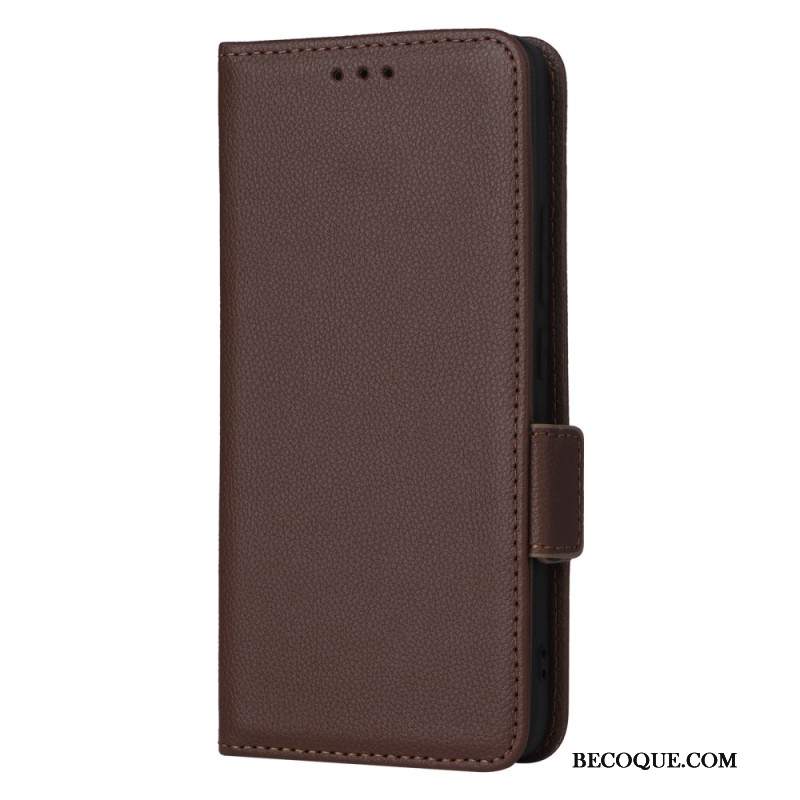 Etui Folio Xiaomi 14t Pro Tekstura Liczi Z Paskiem Etui Ochronne