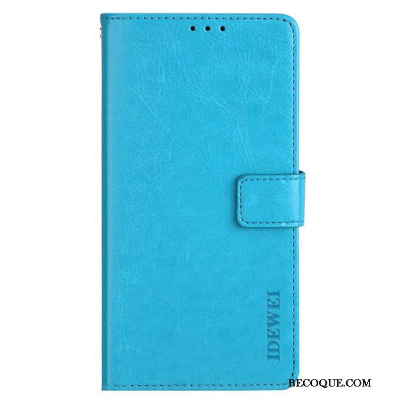 Etui Folio Xiaomi Redmi Note 13 4g Sztuczna Skóra Idewei