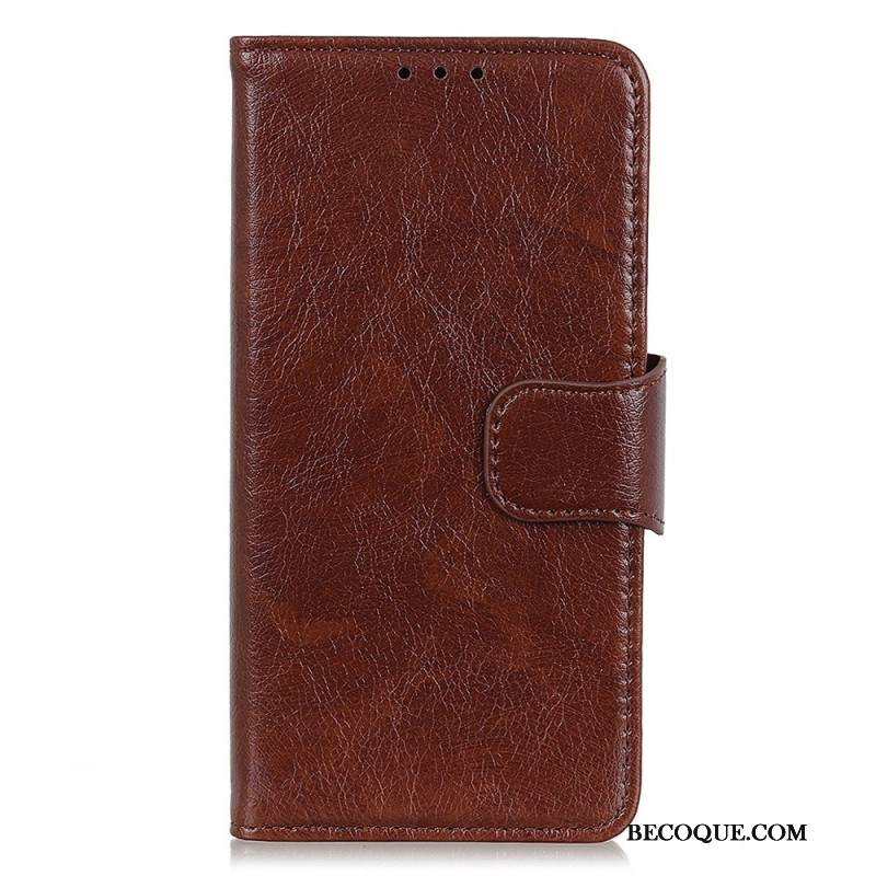 Etui Folio Xiaomi Redmi Note 13 5g Dwoina O Teksturze Nappa Etui Ochronne