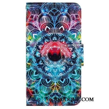 Etui Folio Xiaomi Redmi Note 13 Pro 4g Mandala Z Paskiem Etui Ochronne