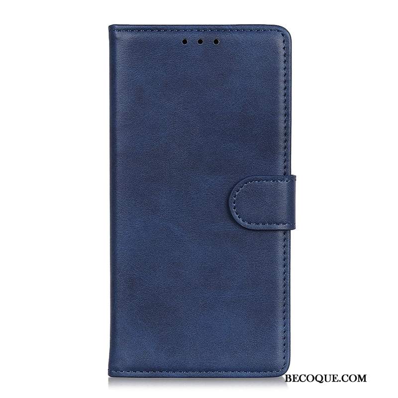 Etui Folio Xiaomi Redmi Note 13 Pro 5g Matowa Sztuczna Skóra Etui Ochronne