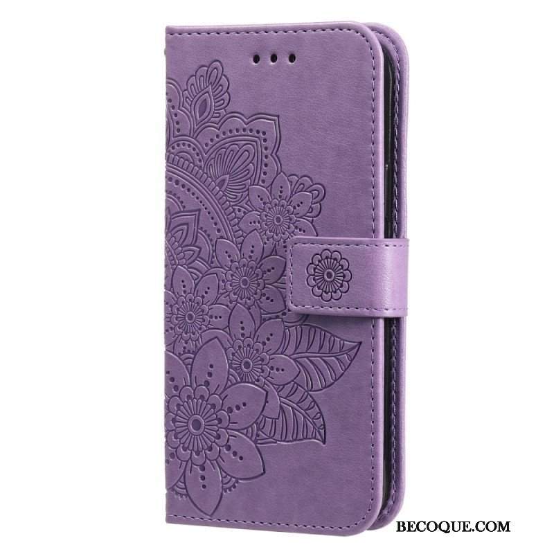 Etui Folio do Poco X4 Pro 5G z Łańcuch Paskowata Mandala