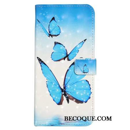 Etui Folio iPhone 16 Trzy Motyle Etui Ochronne