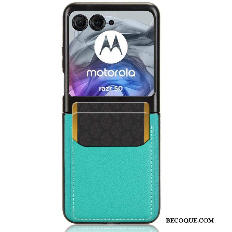 Etui Motorola Razr 50 Podwójny Uchwyt Na Kartę Etui Ochronne