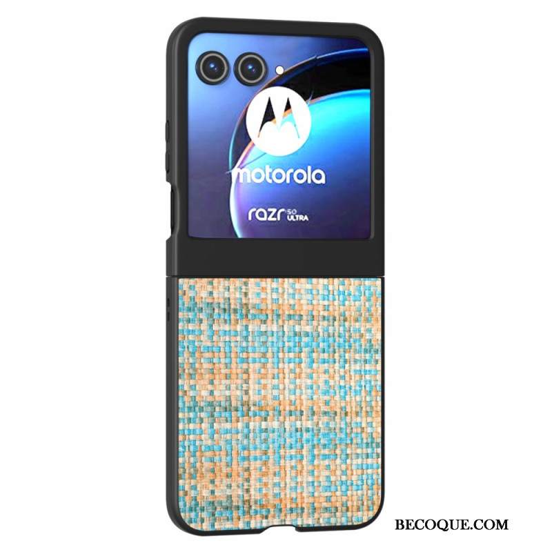 Etui Motorola Razr 50 Tekstura W Kratkę