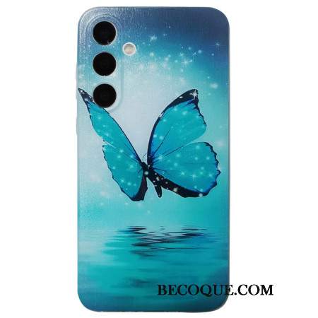 Etui Samsung Galaxy A16 5g Niebieski Motyl