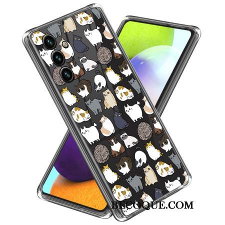 Etui Samsung Galaxy A55 5g Wiele Kotów Etui Ochronne