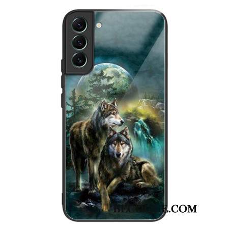 Etui Samsung Galaxy S24 5g Wilki Ze Szkła Hartowanego