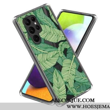 Etui Samsung Galaxy S24 Ultra 5g Zielone Liście