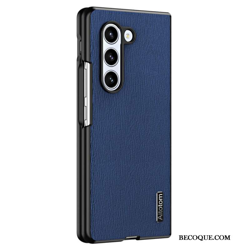 Etui Samsung Galaxy Z Fold 6 Dwastruktura Drewna