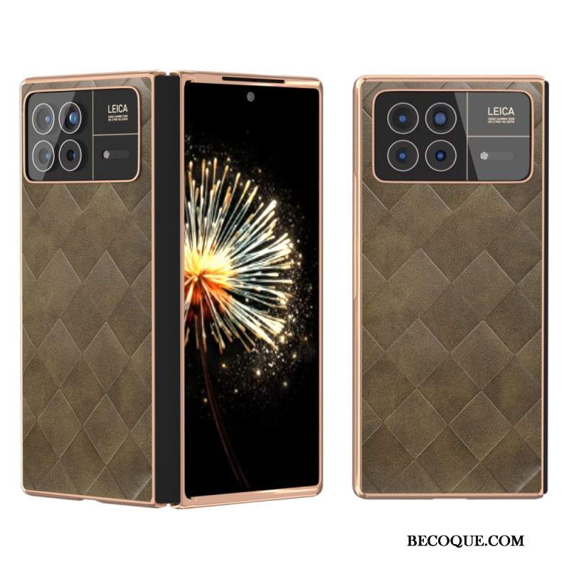 Etui Xiaomi Mix Fold 3 Tkany Wzór