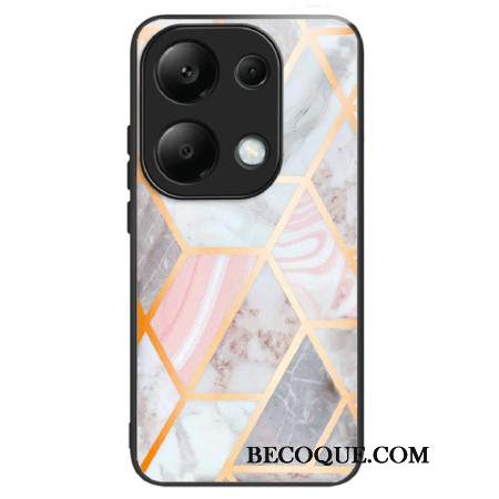 Etui Xiaomi Redmi Note 13 Pro 4g Szkło Hartowane Z Różowego Marmuru Etui Ochronne