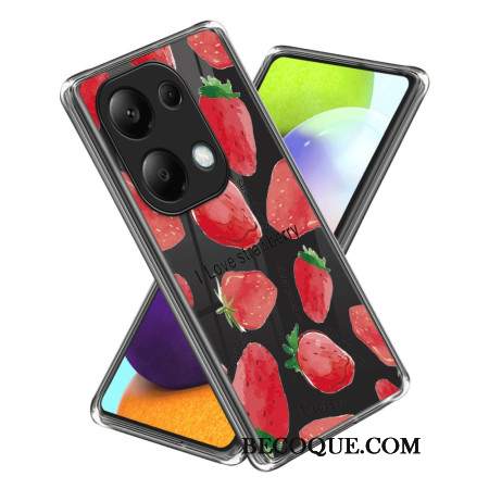 Etui Xiaomi Redmi Note 13 Pro 4g Truskawki Etui Ochronne