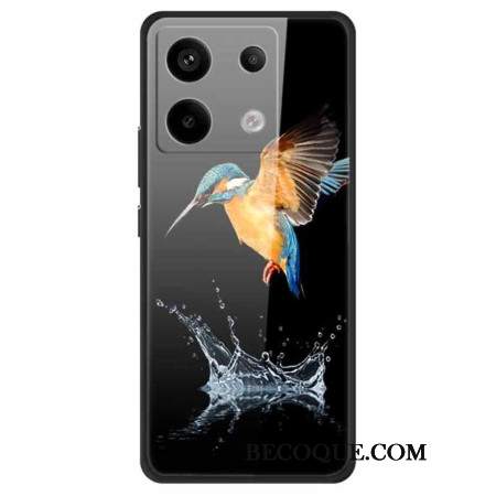 Etui Xiaomi Redmi Note 13 Pro 5g Ptak W Koronie Ze Szkła Hartowanego