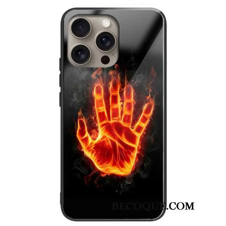 Etui iPhone 16 Pro Max Szkło Hartowane Typu Fire Palm