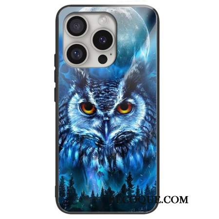 Etui iPhone 16 Pro Max Szkło Hartowane W Postaci Leśnej Sowy Etui Ochronne