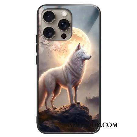 Etui iPhone 16 Pro Szkło Hartowane Moonlight Wolf