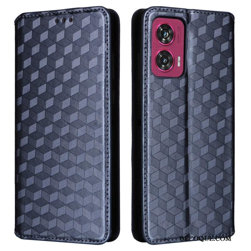 Flip Kotelot Motorola Edge 50 Fusion Etui Na Telefon Diamenty 3d