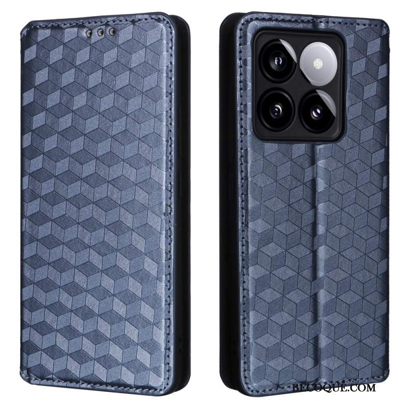 Flip Kotelot Xiaomi 14t Etui Na Telefon Kostki 3d