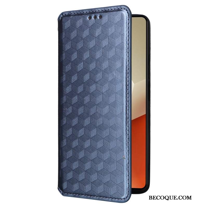 Flip Kotelot Xiaomi Redmi Note 13 5g Kostki 3d Etui Ochronne