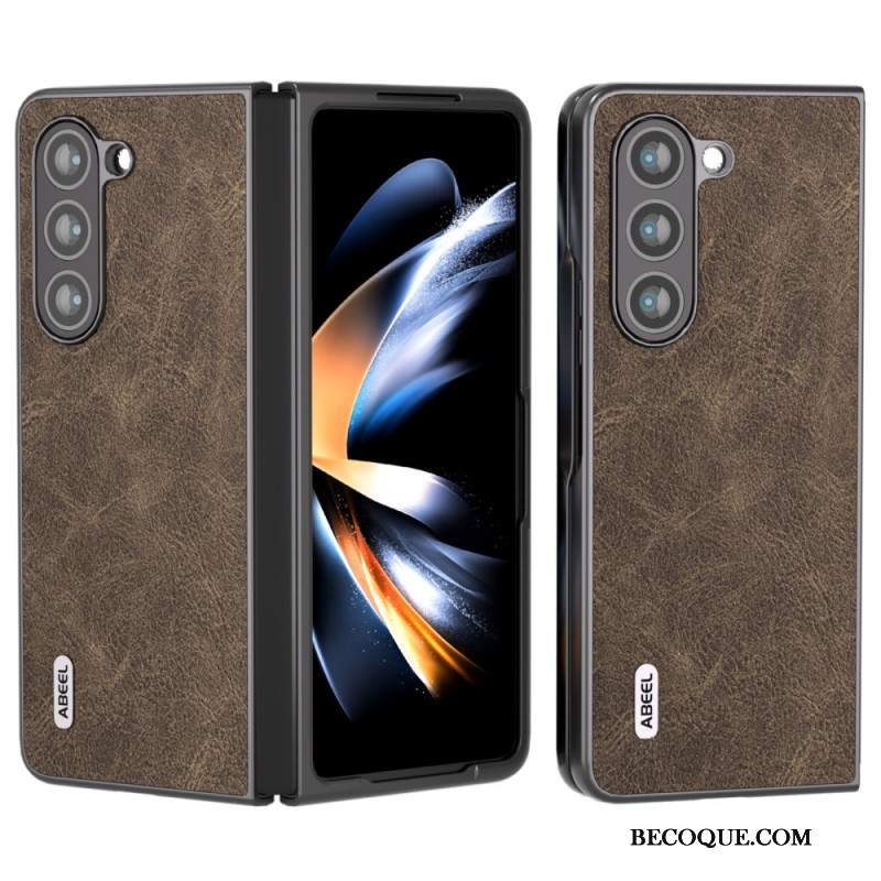 Futerały Samsung Galaxy Z Fold 5 Etui Na Telefon Liczi Ze Sztucznej Skóry Abeel