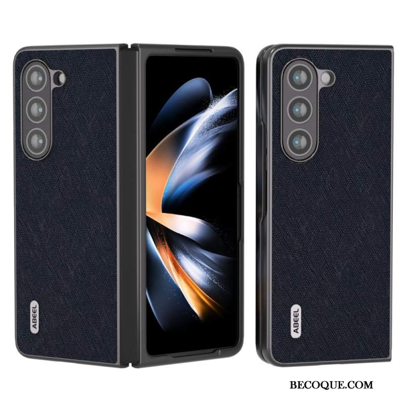 Futerały Samsung Galaxy Z Fold 5 Etui Na Telefon Prawdziwa Tkana Skóra Abeel